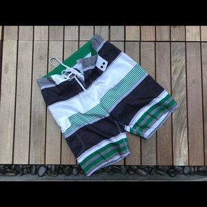 NONWE Stripes Swim Shorts